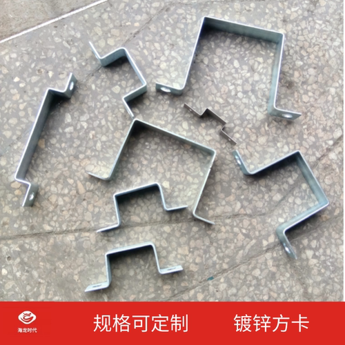 扁铁镀锌方抱箍电线杆u型方管卡