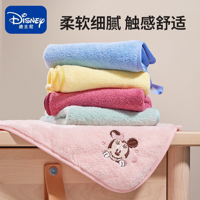 迪士尼婴儿口水巾比纯棉吸水毛巾