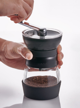 HARIO陶瓷磨芯手摇磨豆机家用小型咖啡研磨机手冲磨粉机MMCS