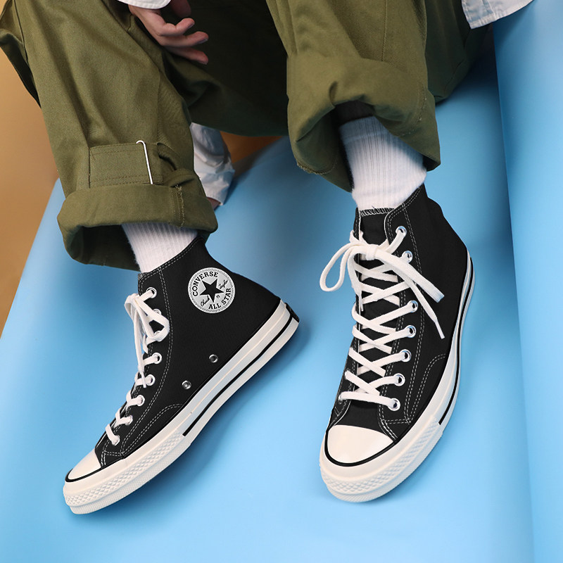Converse/匡威官网旗舰正品1970s高帮帆布鞋男鞋女鞋三星标板鞋潮