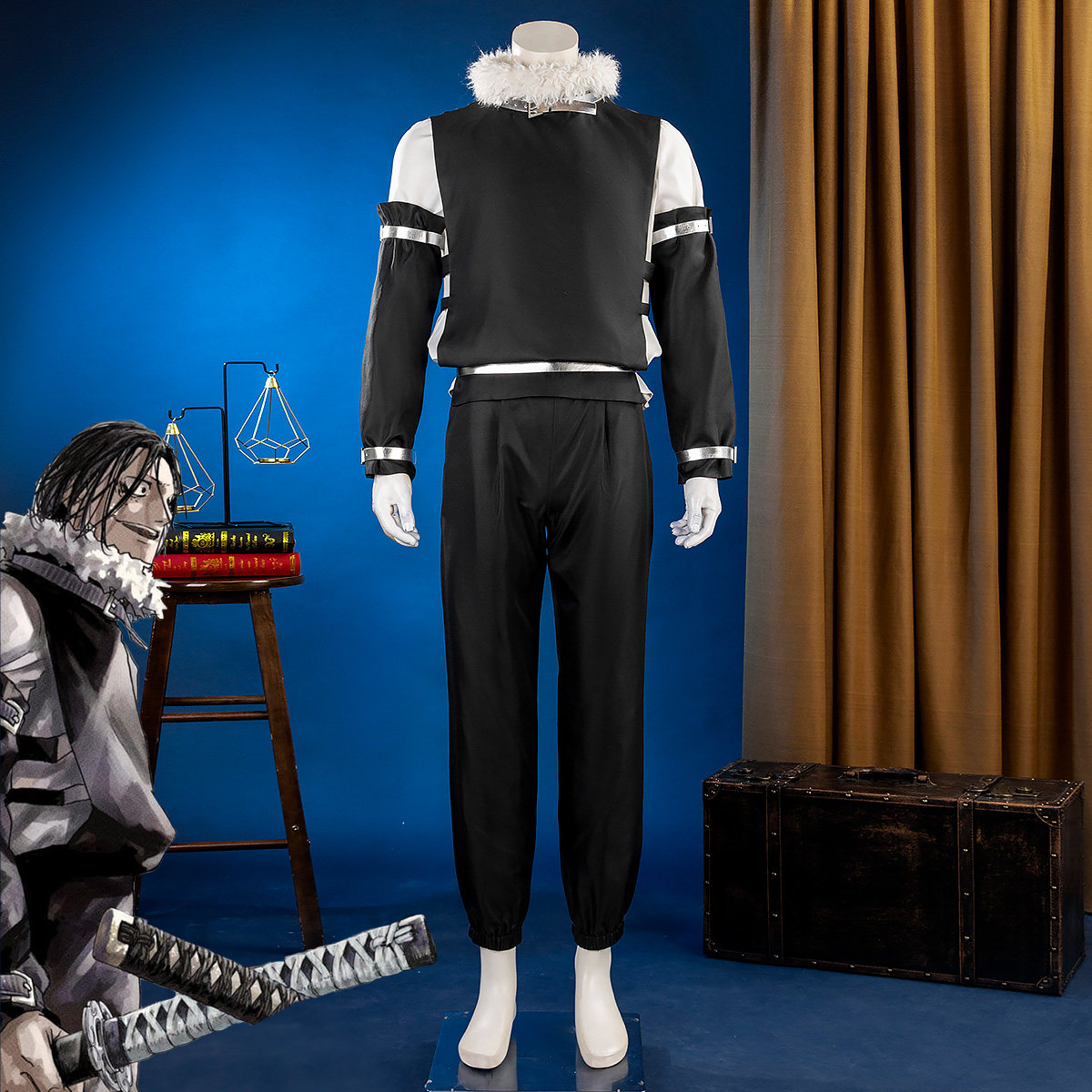 EZcosplay神乐钵cosplay双城严一cos服男二次元动漫服装定制