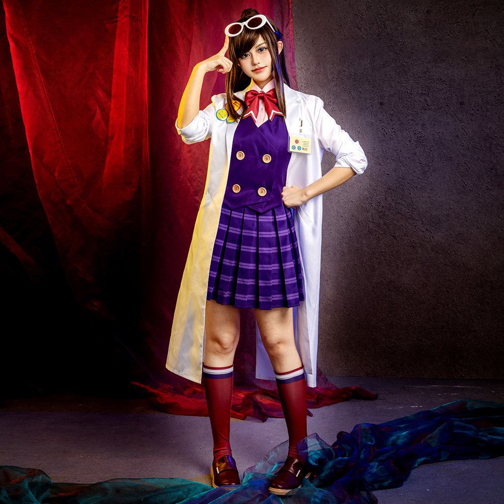 EZcosplay逆转裁判宝月茜校服cos