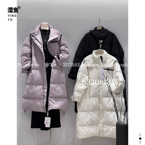 L+6330大码秋冬中长款外套