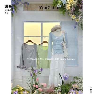 油菜YC61060大码春季长袖T恤女