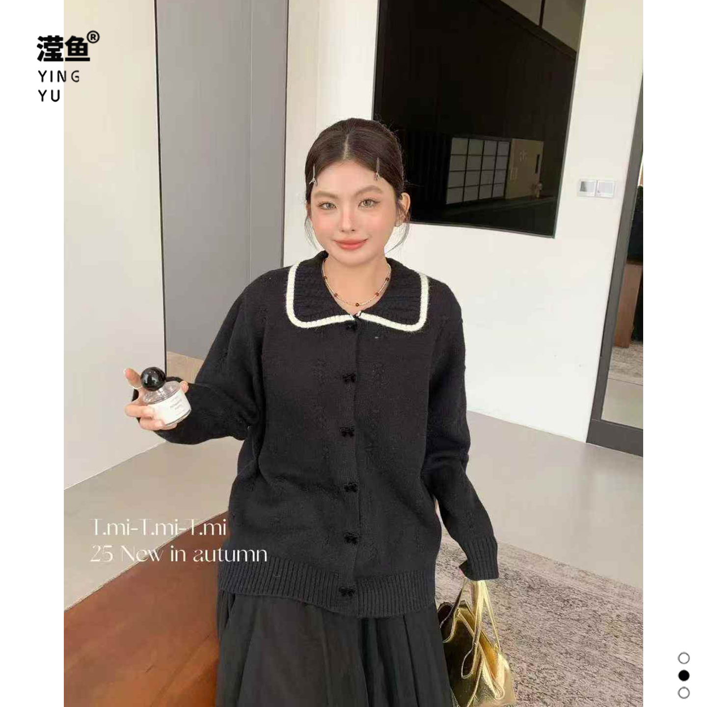 TMIQ1567大码秋季时尚针织开衫