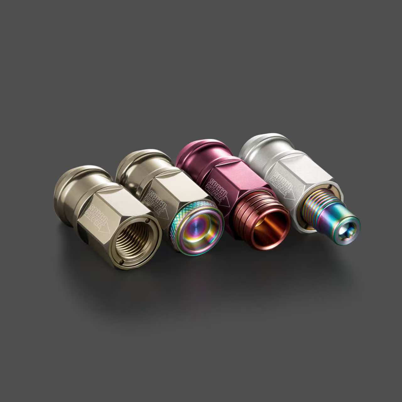 高品质speedforce锻造轮毂螺丝改装螺母螺帽适配特斯拉丰田本田等