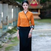 新款 气质女装 国风中国风套装 复古中式 工作服 民族服装