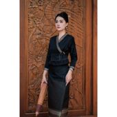 曼英 气质百搭套装 气质女装 复古传统傣装 民族 民族套装