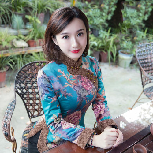 唐装棉袄中式外套风盘旗袍上衣