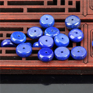 天然青金石隔片散珠 文玩饰品佛珠手串DIY手工星月菩提配饰垫片