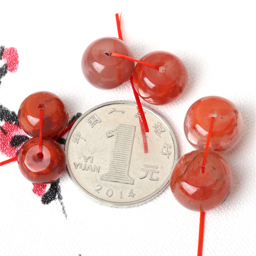 天然原矿南红玛瑙散珠手工DIY