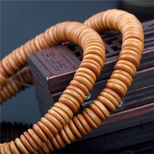 天然橄榄核隔片垫片隔珠橄榄胡手串链风眼菩提子108佛珠配饰