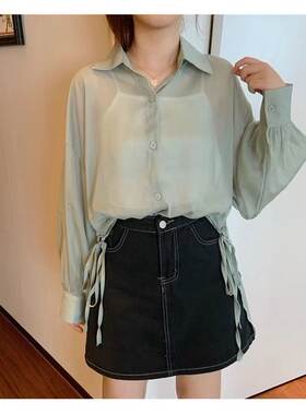 67号冰丝防晒衣开衫设计感小众