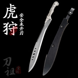 龙泉市尼泊尔高性能锰钢硬合法弯刃收藏冷兵器刀剑未开刃