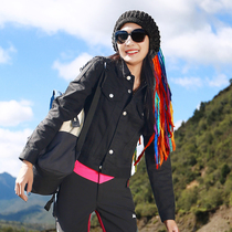 户外新款女式刺绣牛仔衣欧美风出口品质秋冬牛仔褂磨毛做旧潮款