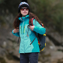 外套 户外女士三合一冲锋衣登山服防水防风保暖女式 舒米勒秋冬季 款
