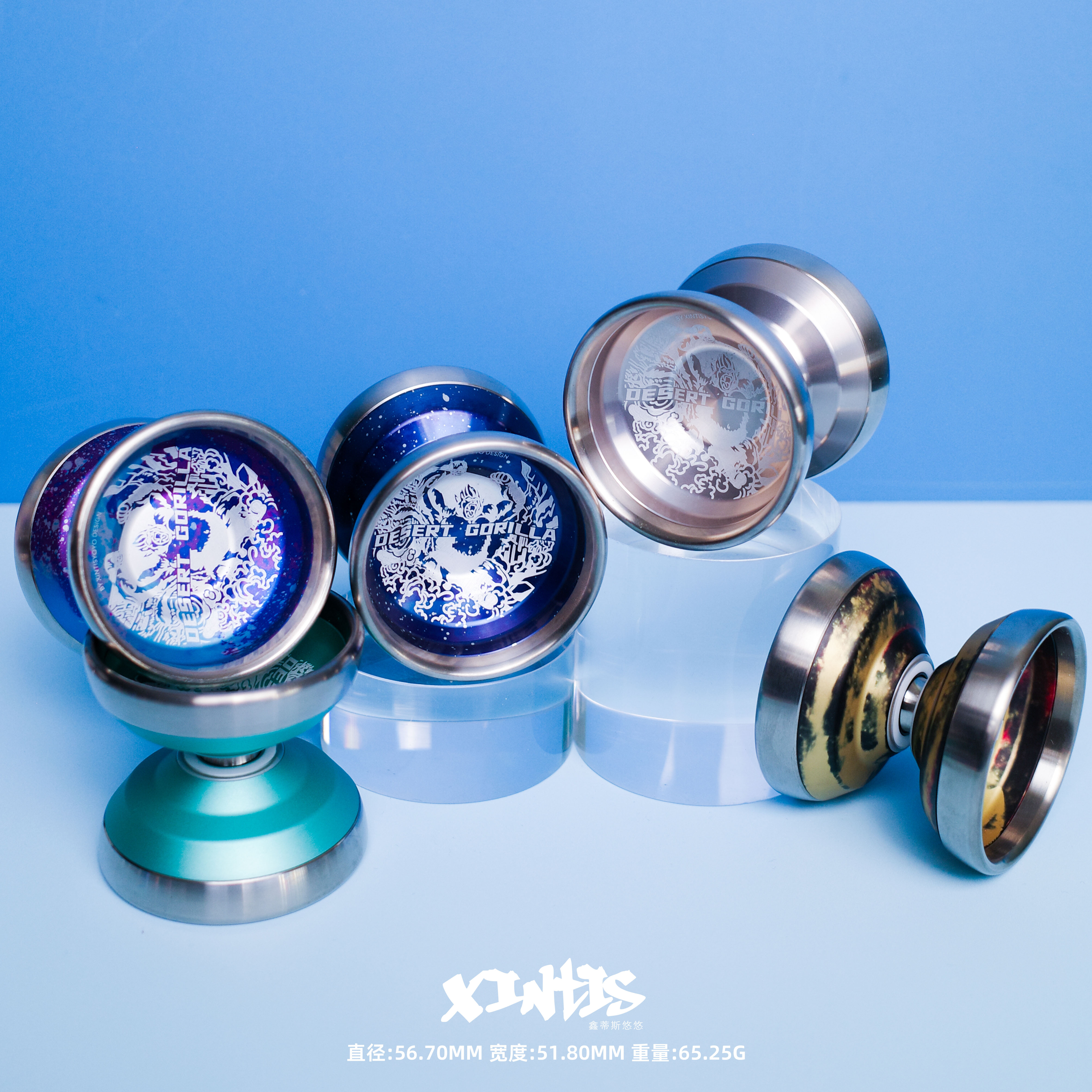 BOX推荐鑫蒂斯 荒漠巨猩 溜溜球火力少年王玩具合金睡眠