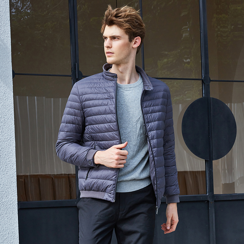 文华羽绒秋冬羽绒服男2025新款爆款男士短款韩版修身保暖外套
