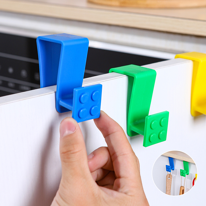 门背式挂钩厨房衣柜门板卡位挂钩器家用挂架多功能橱柜门背挂钩