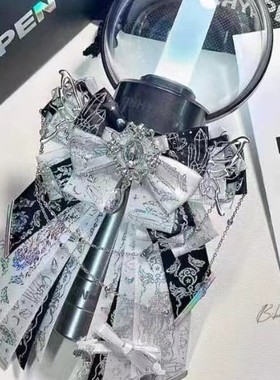 偶像蝴蝶结应援棒纯手工制作手灯装饰吧唧托痛包配件头饰2天发货