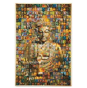 新款印花正品DMC十字绣客厅玄关佛堂挂画人物唐卡千佛之佛