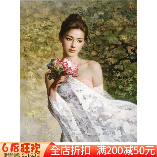 新款精准十字绣正品名画谢楚油画