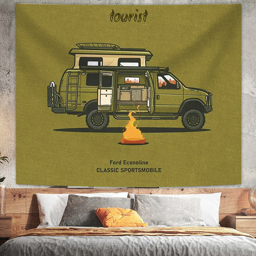 宿舍墙面背景布北欧风挂毯