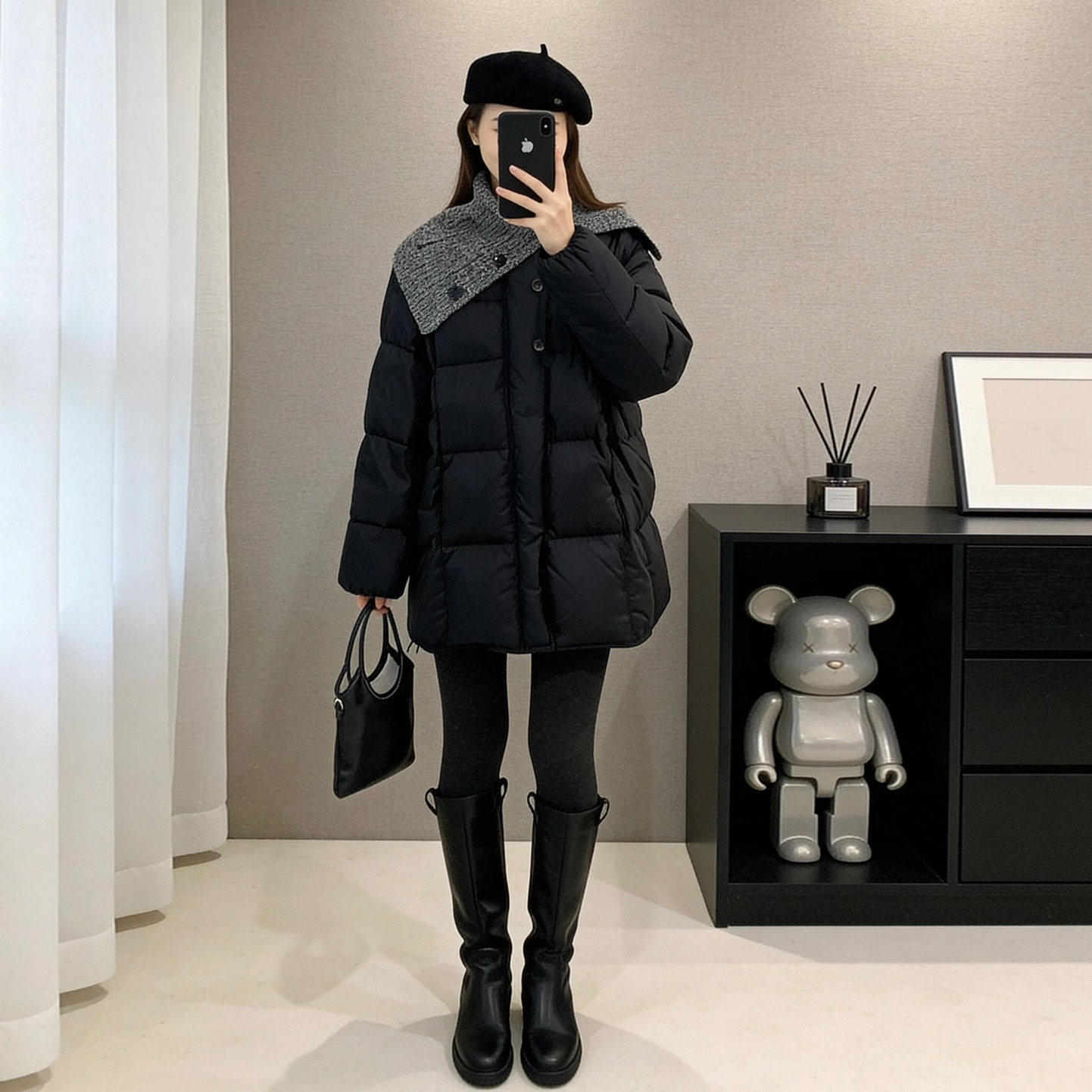 【送运费险】冬日单品保暖棉服女
