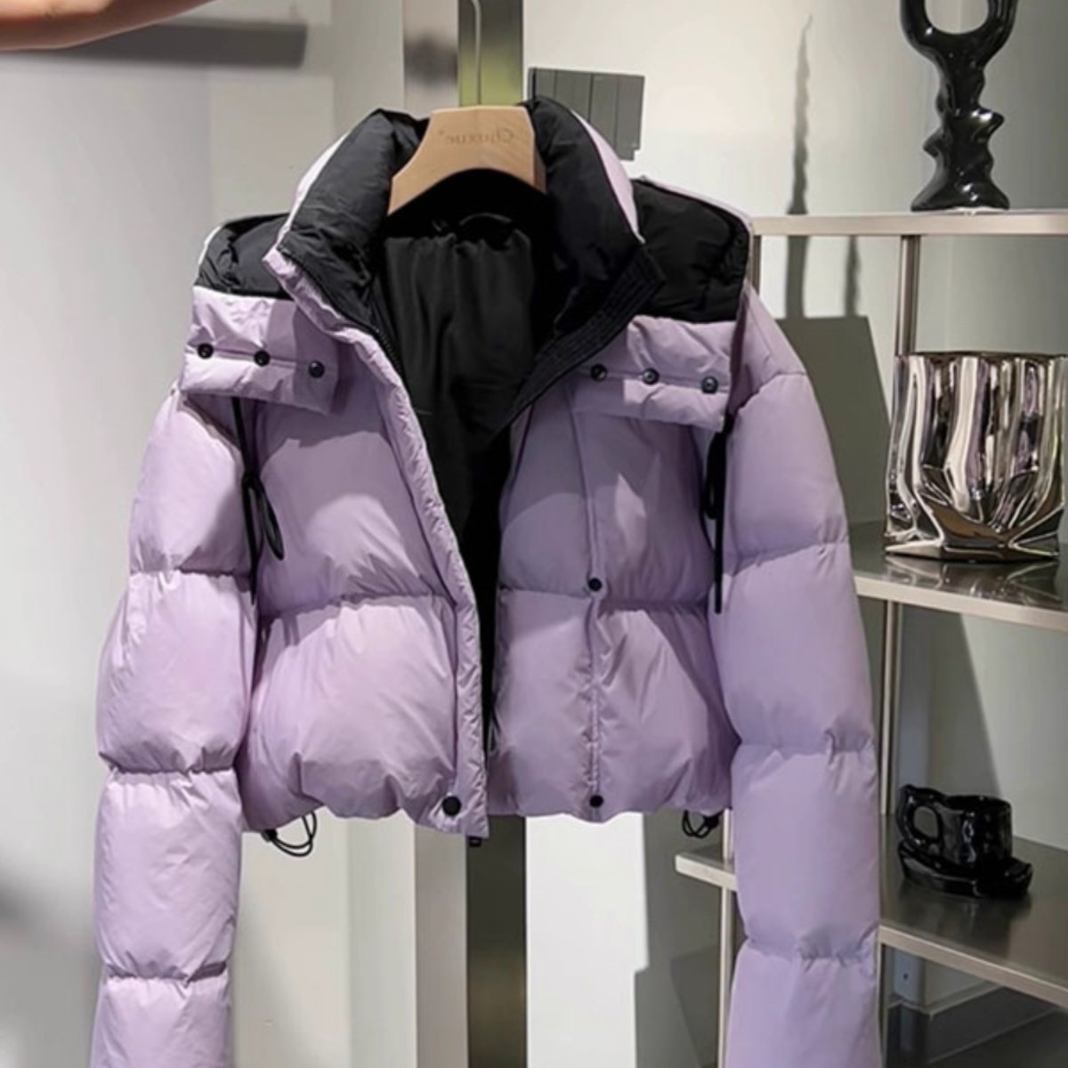 【送运费险】韩系短款棉服女连帽