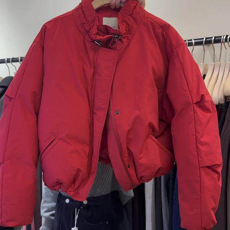 【送运费险】红色加厚面包服棉服