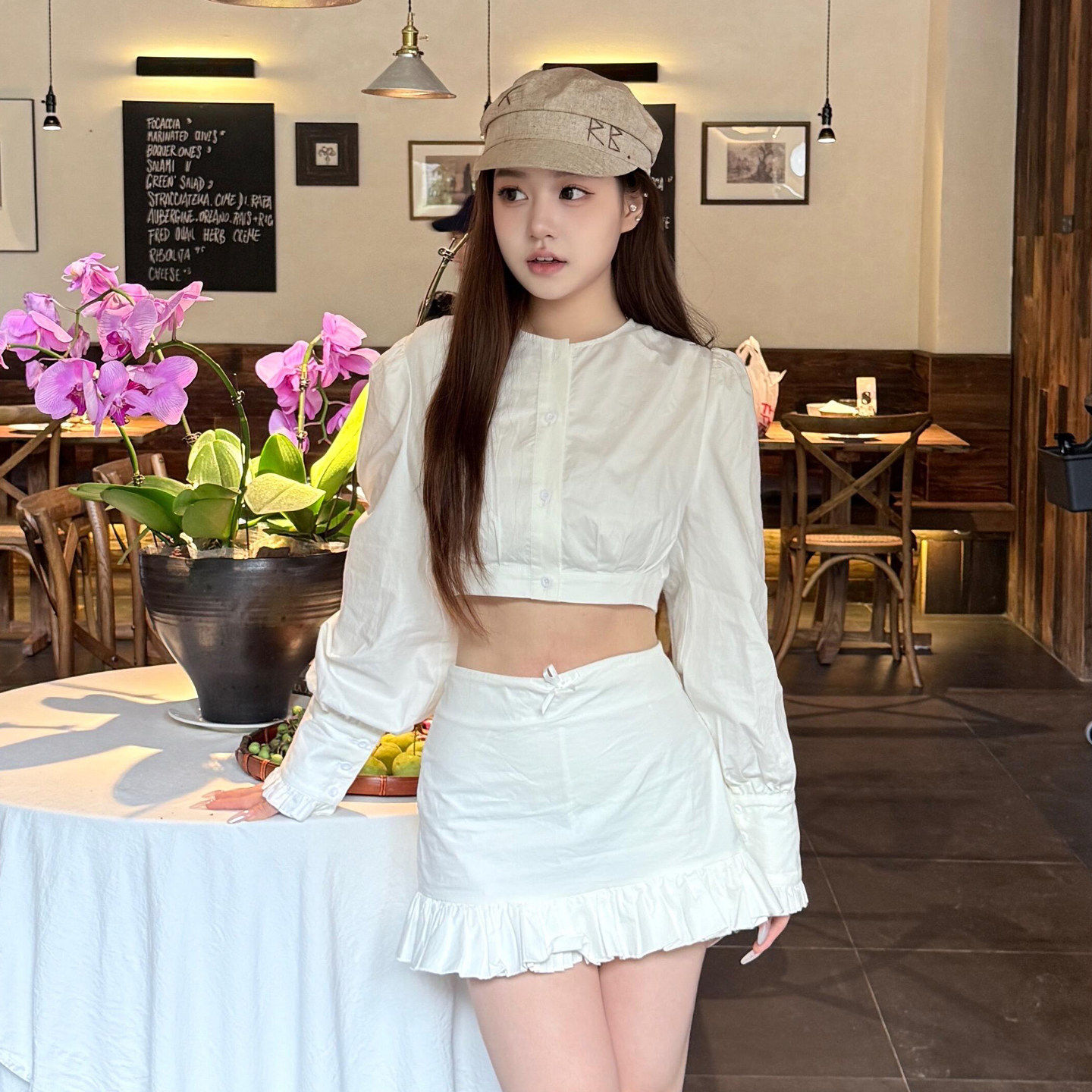 【送运费险】甜辣风减龄套装裙女