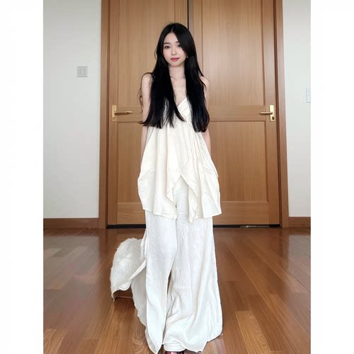 【赠运费险】慵懒风套装裙裤女