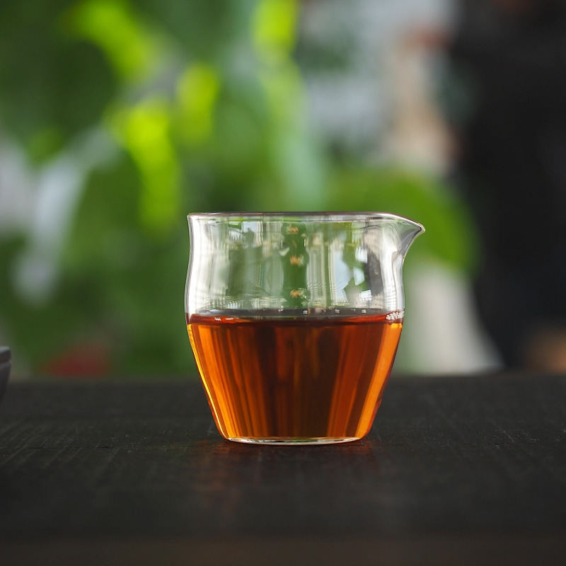 折腰迷你耐热玻璃公道杯图片