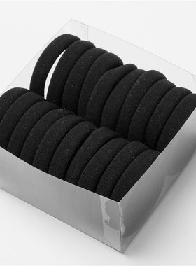 2022年新款头绳女扎头发橡皮筋韩版高弹力皮筋黑色无缝发圈扎头饰