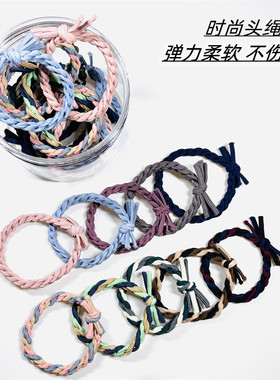 发圈头绳女生橡皮筋女扎头绑头发2022年新款网红成人头饰黑色发绳
