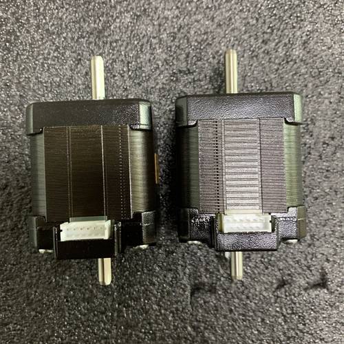 信浓步进电机：42双轴STP-42D4042-02前轴长18mm,后轴长15mm.5轴