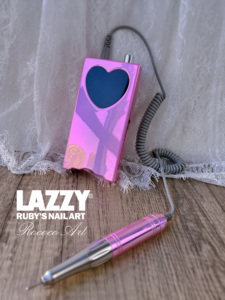 LAZZY新款电镀粉空心杯美甲打磨机静音高速稳定不振手 卸甲机 DIY