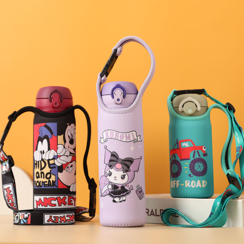 魔膳师手提斜跨两用杯套 350 500 600ML保温杯专用防摔保护套