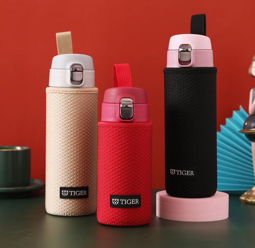 虎350 360 480 600ML保温杯品牌专用杯套 纯色手提防摔保护套耐磨