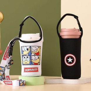 咖啡杯手提斜挎手提袋 550ml专用杯套 乐扣乐扣LOCK元 气保温杯400