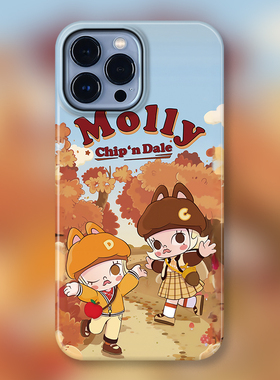 POP周边Molly手办DISNEY奇奇蒂蒂16适用iPhone15Promax苹果手机壳14防摔套13个性11可爱盲盒复古卡通海报茉莉