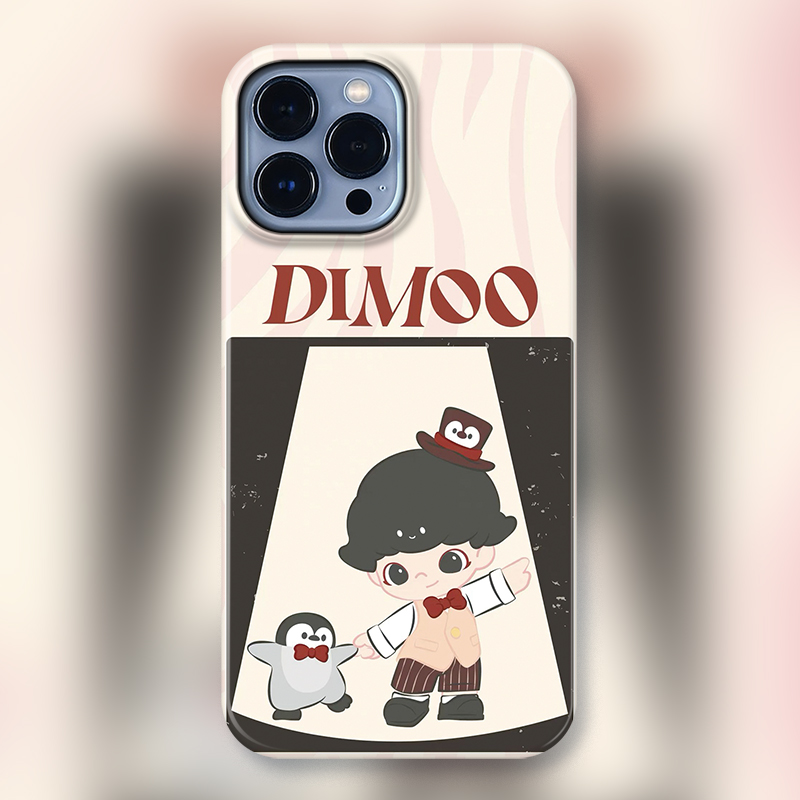 POP玛特动物王国DIMOO适用iPhone15Promax苹果手机壳潮牌14防摔套13个性12女11可爱卡通热门手办盲盒企鹅探戈