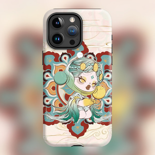 2025国风中式 16plus邸语观中景SP适用iPhone15Promax苹果手机壳14防摔套13磨砂软壳磁吸Magsaf唤觉明 潮玩新款