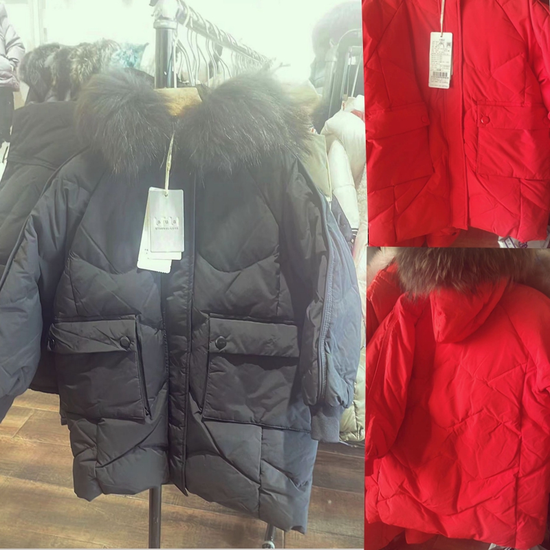 啦芙莱中长款男童女童羽绒服冬季