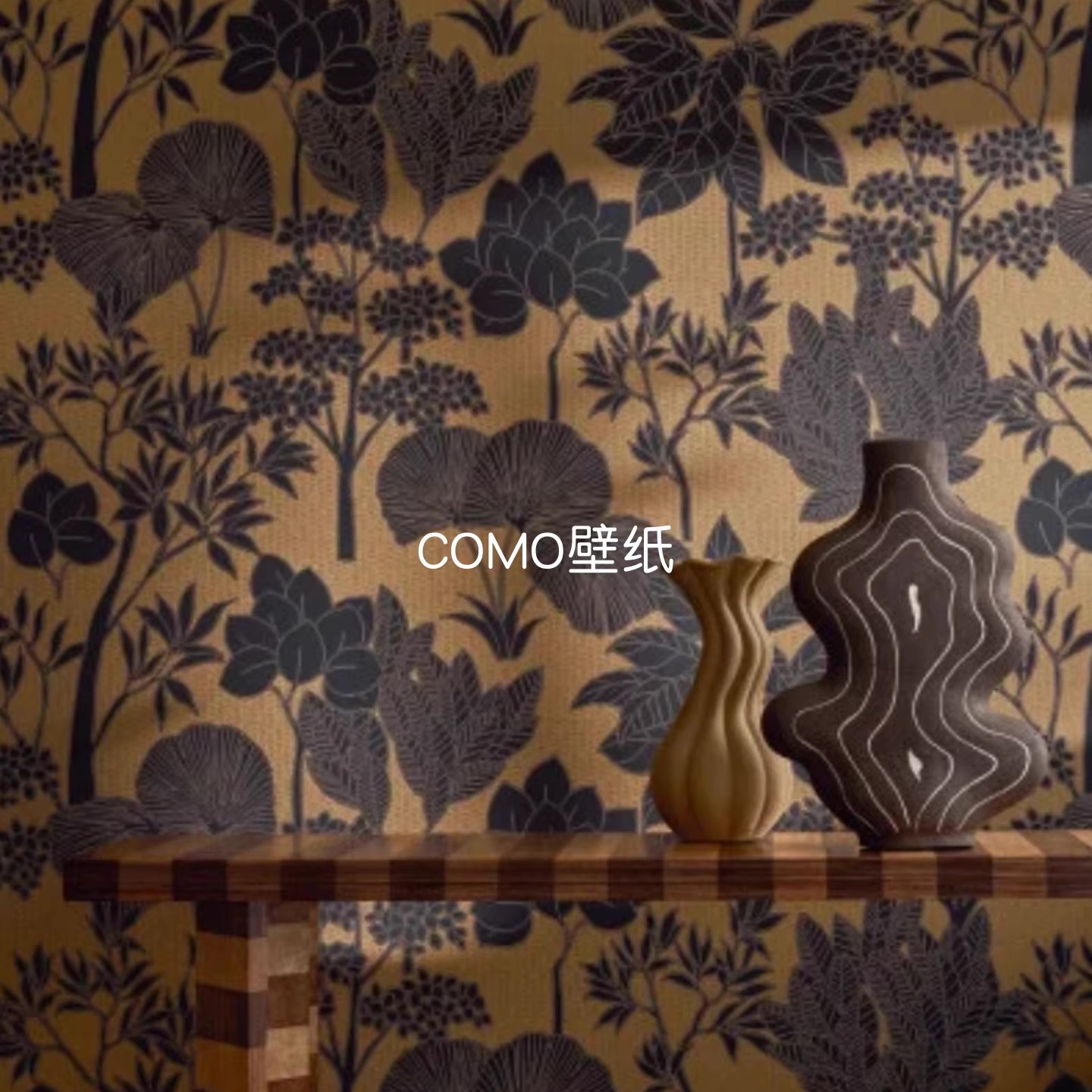 CASAMANCE法国进口INARA雅致感田园花卉电视背景墙纸壁纸76900100