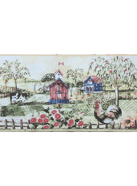 NEW THAMES美式乡村腰线墙纸壁纸 NM58081Y 58082Y 58031Y 58032Y