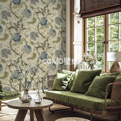 美国进口Carl Robinson 美式花电视背景墙纸CL70105 70108 70112