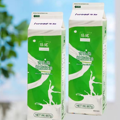长沙烘焙实体海融丝诺含乳脂植脂奶油慕斯蛋糕裱花动植物混合原料