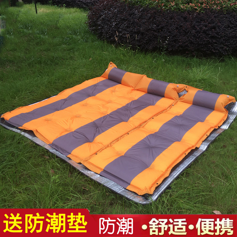 户外充气床垫露营3-4人自动充气垫双人地垫防潮垫帐篷睡垫野营