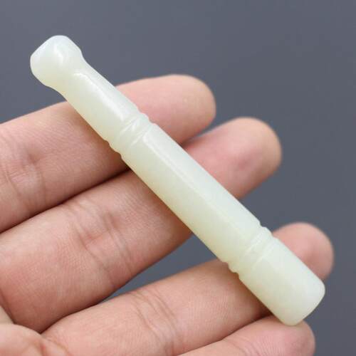 云海缘天然和田玉石粗支烟过滤器